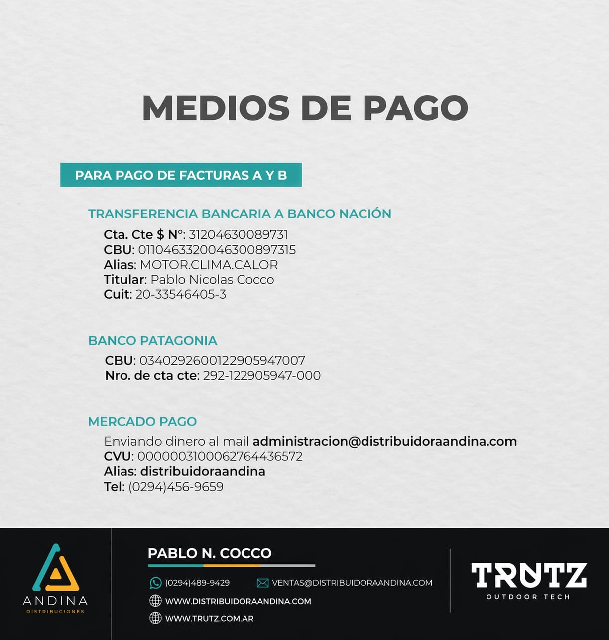 Medios de Pago