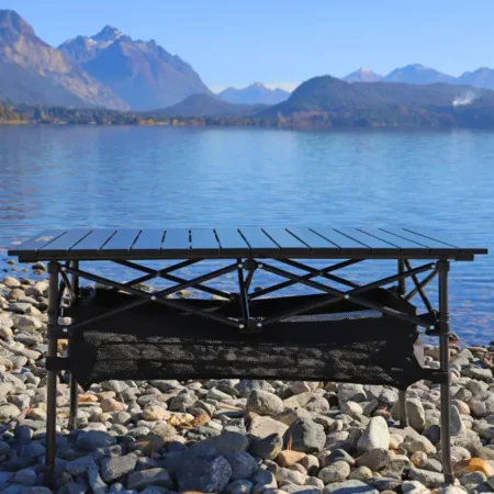 MESA CAMPING PLEGABLE ALUMINIO 94x55x50 cm - TRUTZ