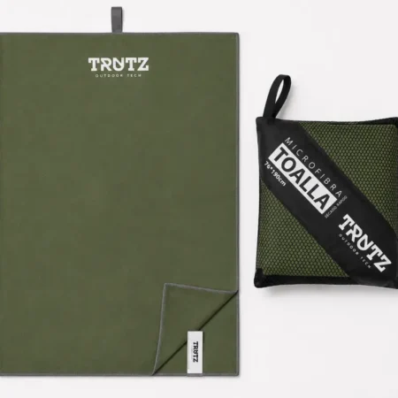 TOALLA SECADO RAPIDO VERDE - C/IMAN - TRUTZ