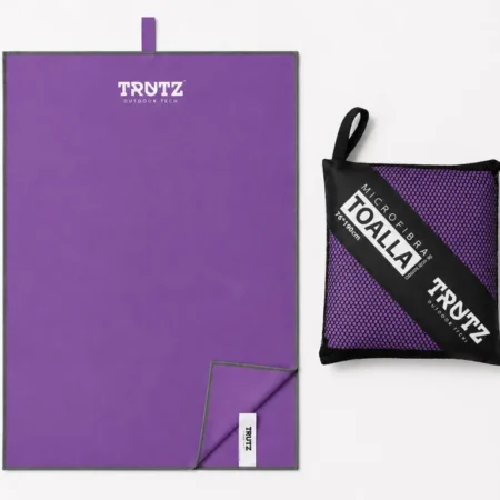 TOALLA SECADO RAPIDO VIOLETA - C/IMAN - TRUTZ