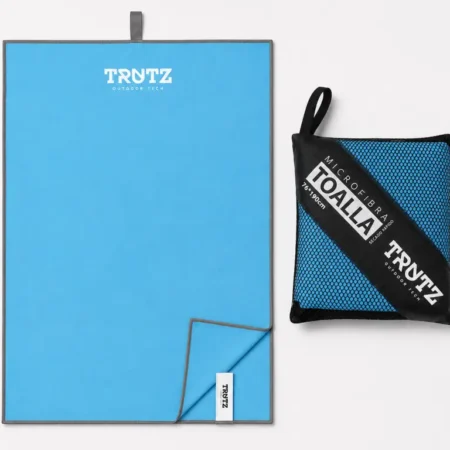 TOALLA SECADO RAPIDO AZUL - C/IMAN - TRUTZ